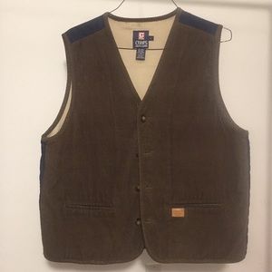 A corduroy vest